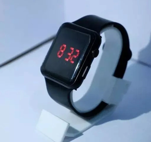 SQUARE DIAL LED HAND WATCH FOR MAN - Free Size