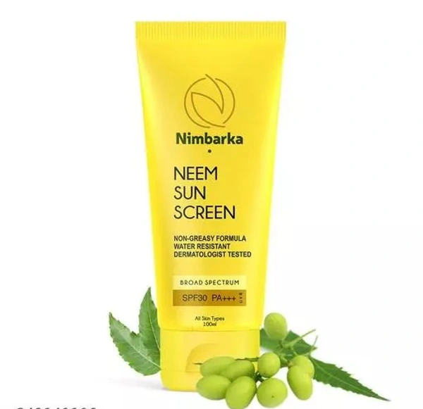 Nimbarka Neem Sunscreen 100ml (Pack Of 1)_Ideal for men & Women(Unisex)