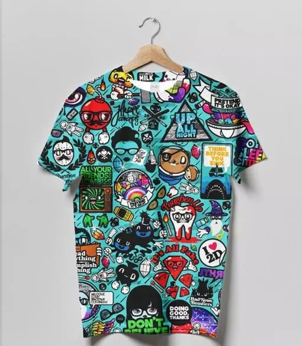 Men's Printed Half Sleeve T-shirt