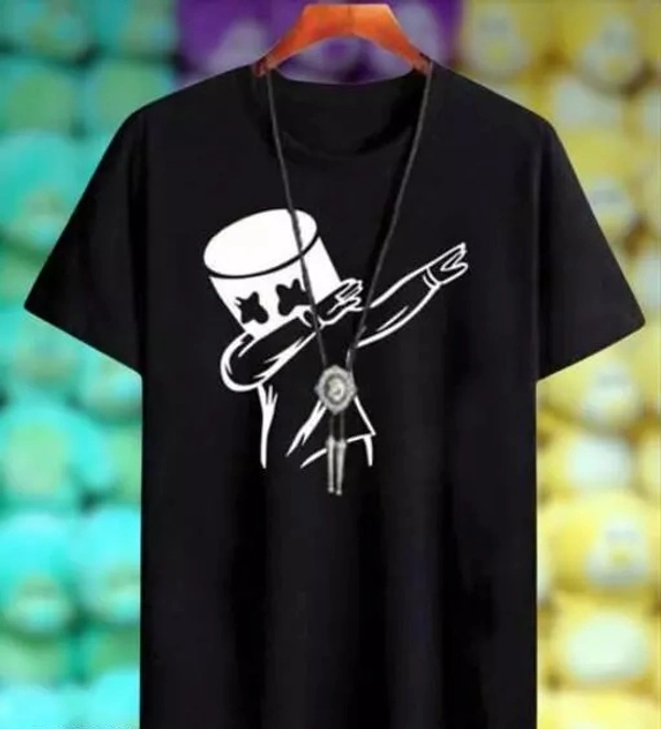 Best Selling Printed Half Sleeeves T shirt for man (pack Of - 1)