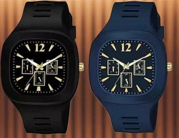 Branded and trandy look Black Square Dial Soft Silicon Strap ADDI Stylish Watch Analog Watch -Trending Kids Watch Stylish 2023 New Generation Stylish Analog Watch Analog Watch