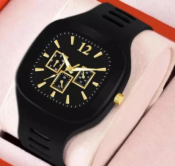 Square Dial multi Silicone Strap ADDI Stylish Designer Analog Watch - for Boys & Men