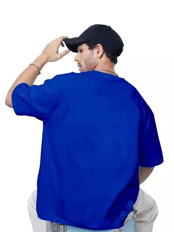 Trond Stylish Sensational Oversized/Baggy/Loose Fit Half Sleeve Round Neck T-Shirt | Plus Size Also Available - L