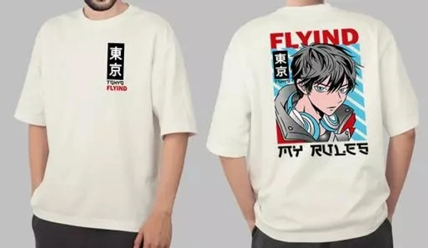 FLYIND OVERSIZE T SHIRT FOR MENS - S