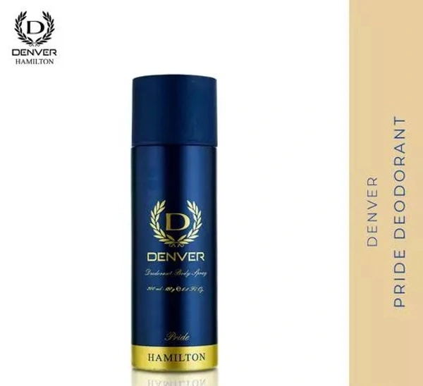 DENVER Pride Deo Deodorant Spray - For Men (200 ml) - Free Size