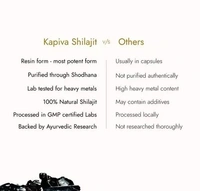 Kapiva Himalayan Shilajit/Shilajeet Resin 20g - Performance Booster for Endurance and Stamina