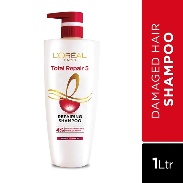 Loreal Paris Total Repair 5 Shampoo  (1000ML) - 
