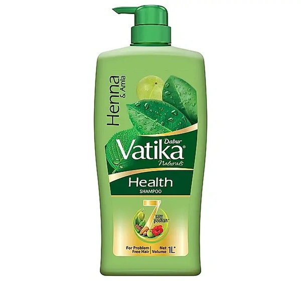 Vatika Health Shampoo 1 Ltr Bottle