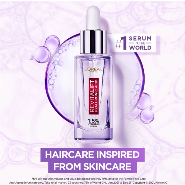 L'Oreal Paris Hyaluron Moisture 72H Moisture Filling Shampoo With Hyaluronic Acid 1Ltr 