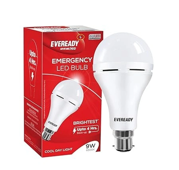 Eveready 9W b22d LED Inverter Bulb (White) - Free Size