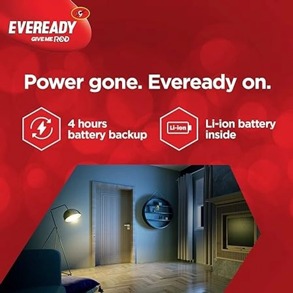 Eveready 9W b22d LED Inverter Bulb (White) - Free Size