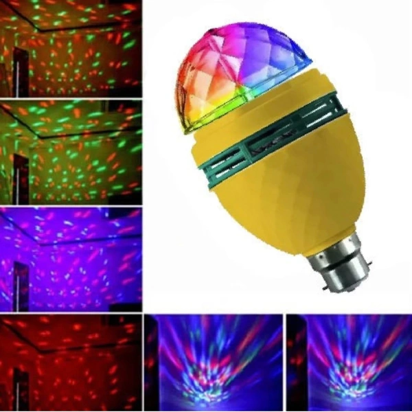 360 Degree Led Crystal Roatating Light Disko Led Light - Free Size
