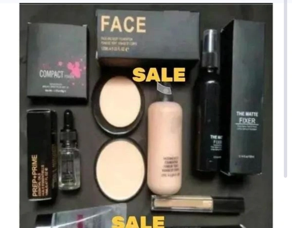 GMG Face Makeup Combo Set Of 6 - Free Size