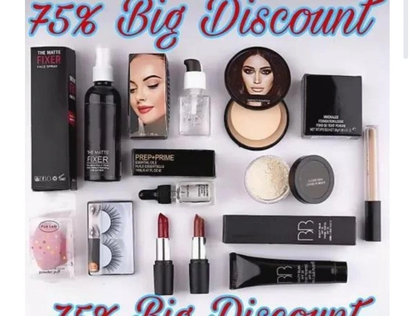Makeup Combo Pack of 11 Best Quality Makeup Combo Items - Free Size
