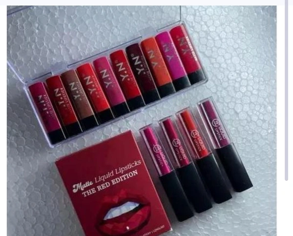 Matte Lipstick Combo14!Matte Lipstick Summer Edition  - Free Size