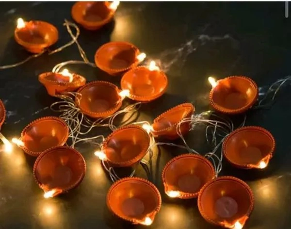 MVS LED Diyas 21 Plastic Diyas - 