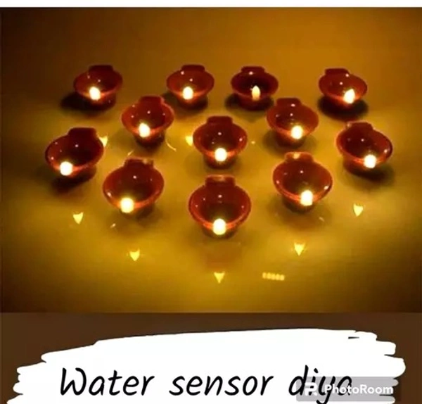 water diya pack of 12 - Free Size