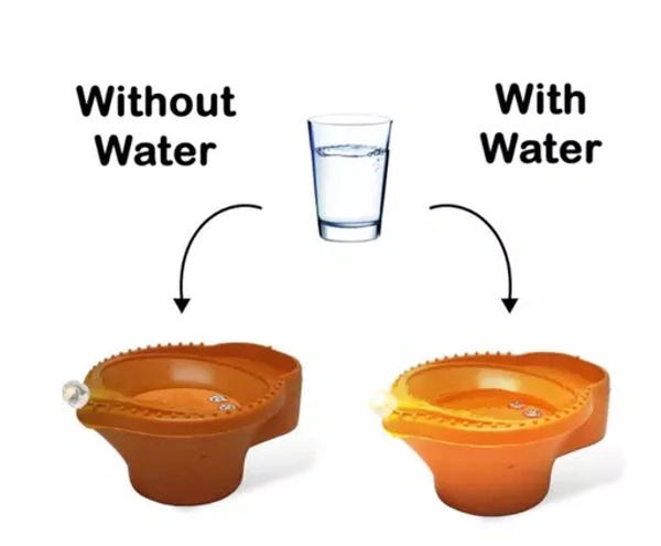 water diya pack of 12 - Free Size