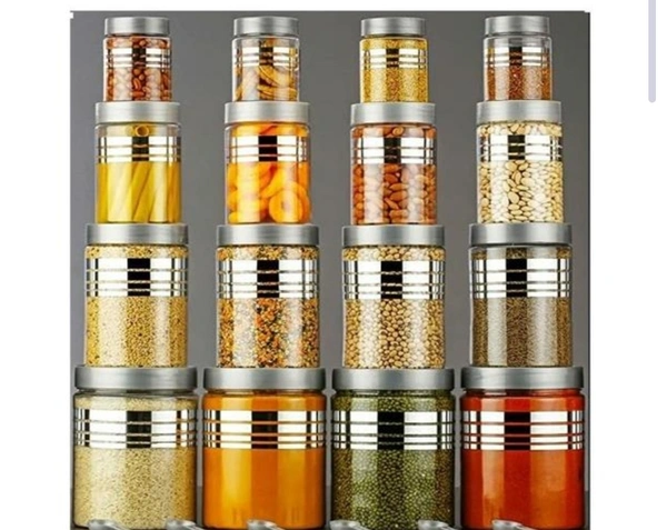 Pack of 16 CONTAINER SET 1200ML,650ML,250ML (4 Pcs Each) - Free Size