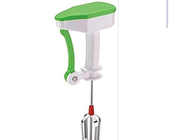 Plastic Hand Press Blender Mixer Egg Beaster  - Free Size