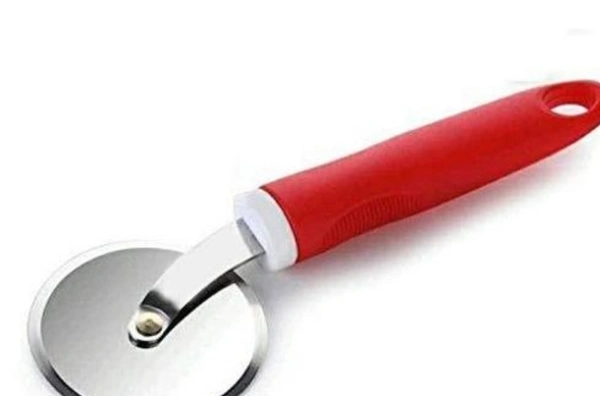Stainless Steel Blade Extra Sharp Pizza Sandwich Burger Pastry Cutter/Multipurpose Slicer for Home, Kitchen, Restaurant roll Cutting Wheel Across - Free Size