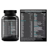 MB-Vite Multivitamin with Immunity Boosters and Digestive Enzymes, 60 Tablets with 3 Fish Oil 1000 mg, 60 Capsules (Combo Pack)
