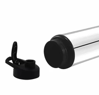 Stainless Steel Sports Water Bottles Single Wall BPA Free & Leak Proof Cap and Steel Bottle silver, Steel fridge Bottle, Water Bottle 1000ml(1 litre)Approx, Pack of 2 - Free Size