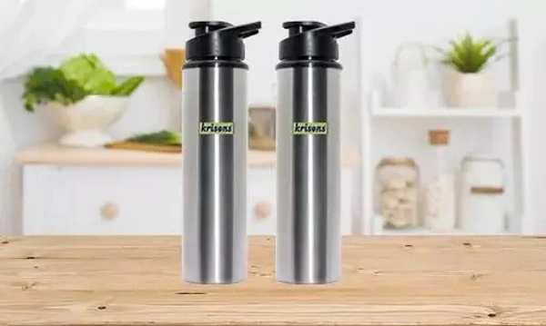 STAINLESS STEEL1000ML(1 LITER APPROX) WATER BOTTLE FOR SCHOOL,COLLAGE,OFFICE,GYM
