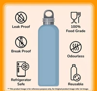 STAINLESS STEEL1000ML(1 LITER APPROX) WATER BOTTLE FOR SCHOOL,COLLAGE,OFFICE,GYM