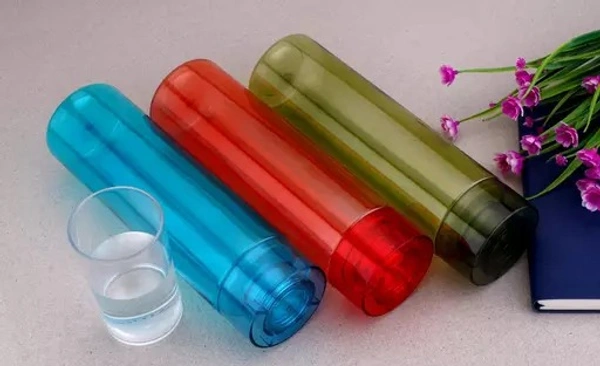 PET H2O Fridge Water Bottle For School / College / Office Water Bottle Set Of 3 Pic - 1000 ML - 1000ML