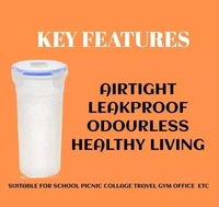 2 LEAKPROOF AIRTIGHT WATER AND JUICE BOTTLE FOR SCHOOL OFFICE PICNIC GYM COLLAGE TRAVEL ETC