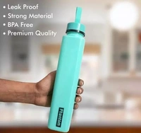 1000ML Bullet Print Water Bottle for Fridge, for Home, Office, Gym & School Boy 1000ml Bottle (Pack of 6 Multicolor, Plastic) - 1000ML