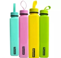 1000ML Bullet Print Water Bottle for Fridge, for Home, Office, Gym & School Boy 1000ml Bottle (Pack of 6 Multicolor, Plastic) - 1000ML