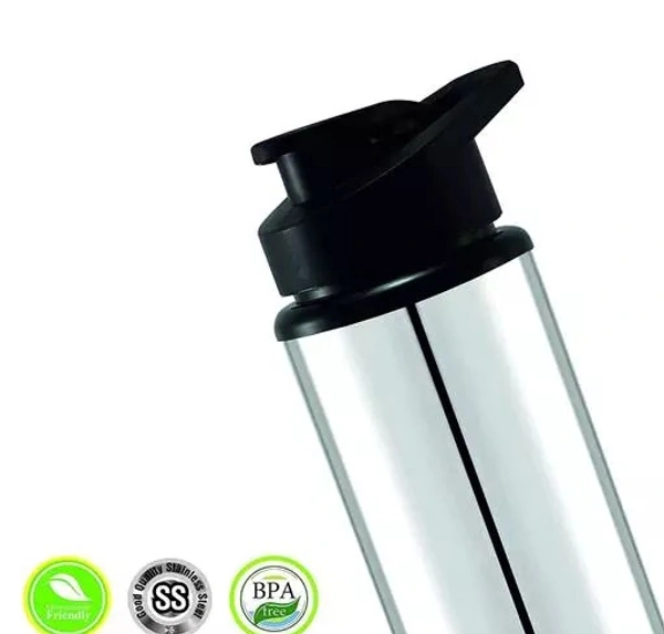 StyleIIn Stainless Steel Sipper 1 Litre Leakage Proof Water Bottle For Home & Kitchen,Office,School,Gym,Travelling (With Free Bottle Cleaning Brush) (Pack Of-01, 1000ML) - 1000ML