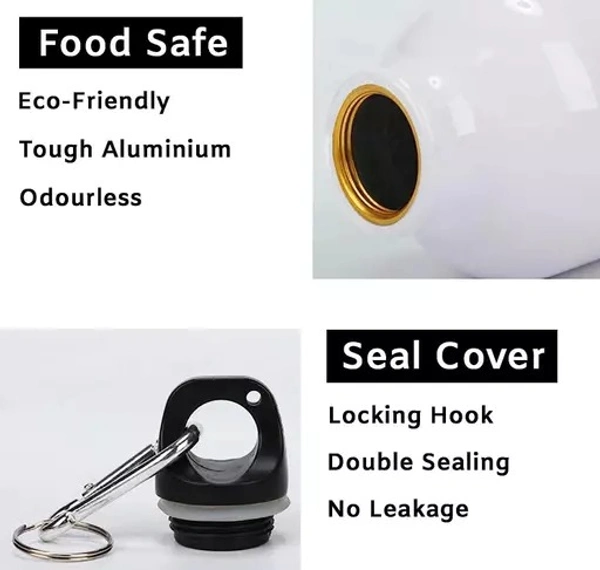 Morons Floss Like A PandaBoss Printed Sipper Water Bottle For Kids Birthday Gift -- 600ml -- White -- Pack of 1 - 600ML