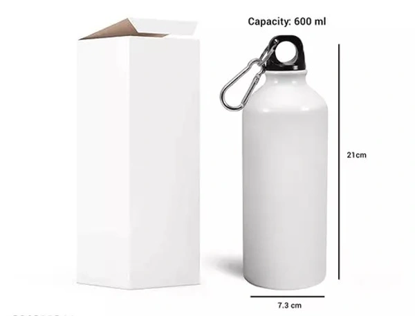 Morons Floss Like A PandaBoss Printed Sipper Water Bottle For Kids Birthday Gift -- 600ml -- White -- Pack of 1 - 600ML
