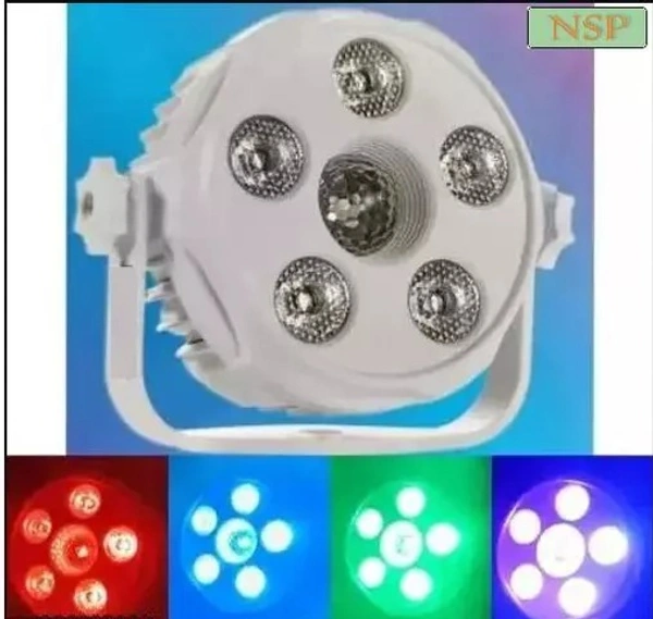 6 Led portable LED RGB light For Party, Birthday, Festival Shower Laser Light (Ball Diameter: 10 cm) - Free Size