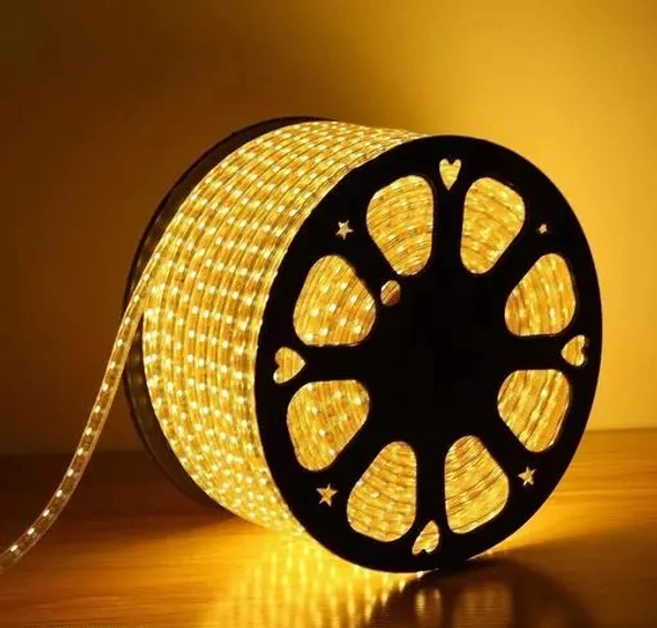 PRABHAM WARMWHITE 3 Meter LED Strip Rope Light Decorative led Light with Adapter. - Free Size
