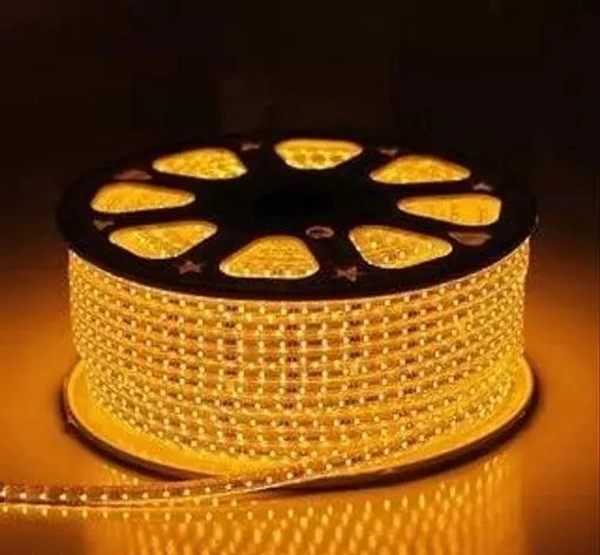 PRABHAM WARMWHITE 3 Meter LED Strip Rope Light Decorative led Light with Adapter. - Free Size
