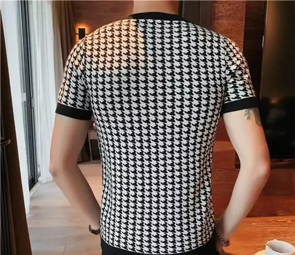 Round neck printed tshirt for men - S
