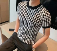 Round neck printed tshirt for men - S