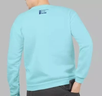 FLYIND VOGUE OUTFIT Men's Graphic Round Neck Blue Sweatshirts - M