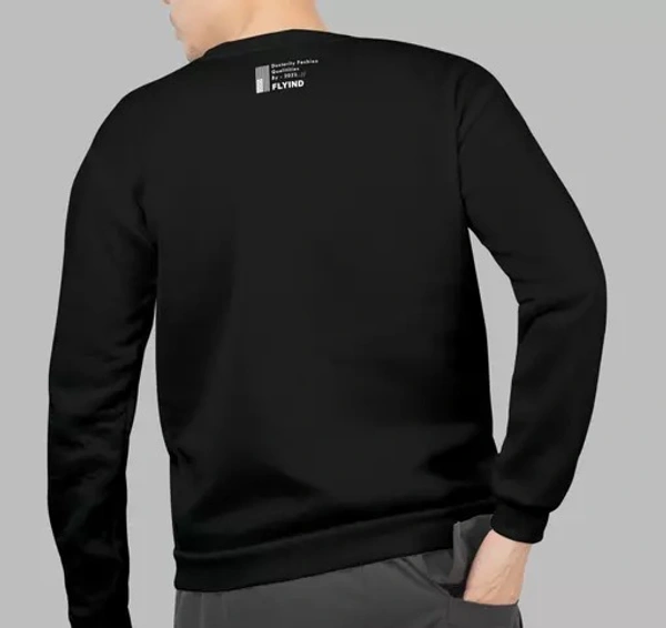 MENS ROUND NECK SWETSHIRT GRAPHIC DESIGN PRINT. - XL
