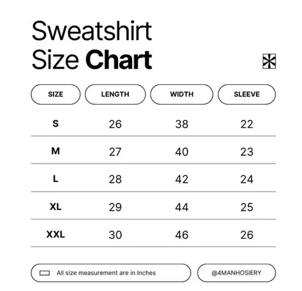 MENS ROUND NECK SWETSHIRT GRAPHIC DESIGN PRINT. - XL