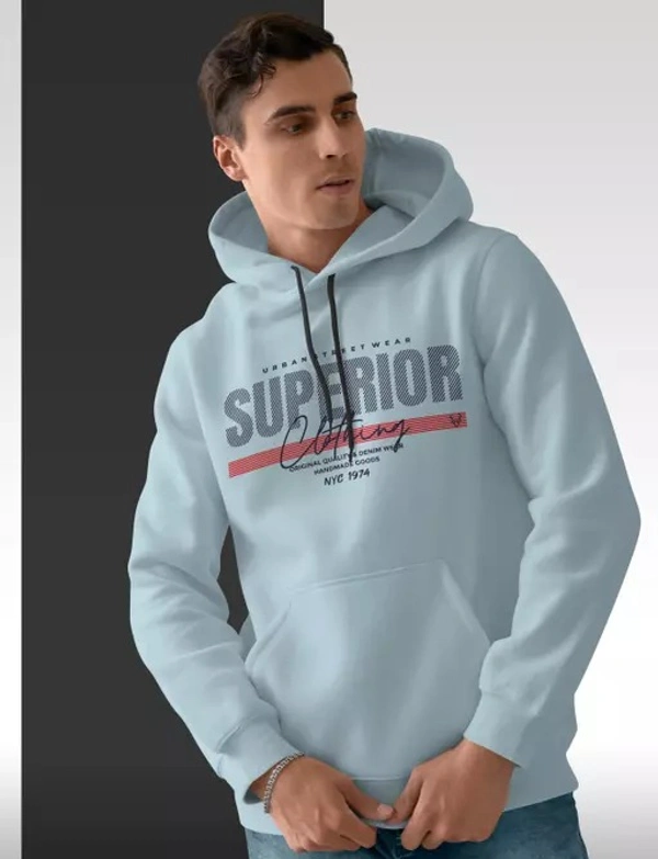 Mens Hoodie full sleeve graphic design Sweatshirt for winter. - M