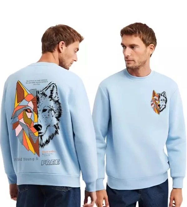 PRINTED FULL SLEEVE SWEATSHIRT FOR MEN'S AND BOYS'S - XL