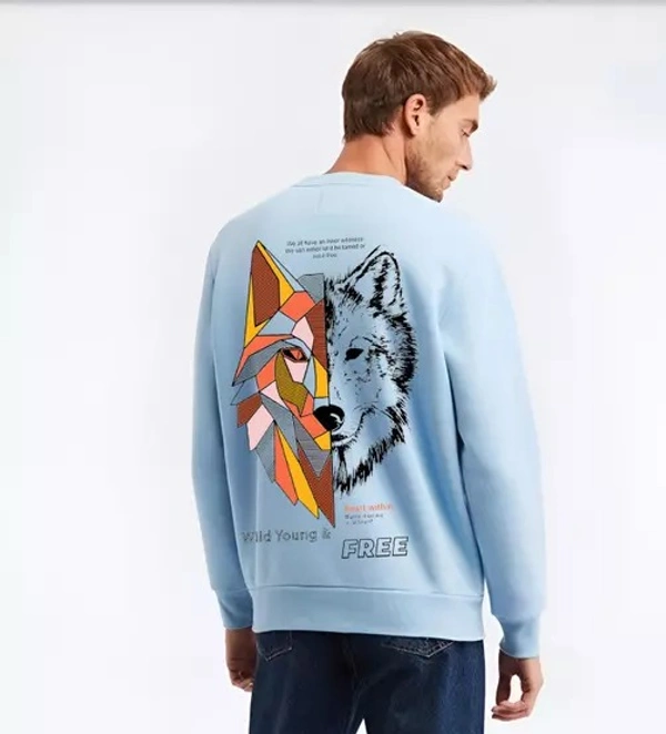 PRINTED FULL SLEEVE SWEATSHIRT FOR MEN'S AND BOYS'S - XL