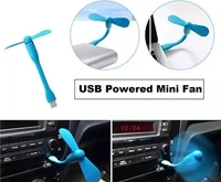 Portable USB Fan, Compatible with Any USB Port Like Laptop/Computer/Power Bank/Adaptor O2X Typ - Flexible USB Fan - Ro2™ - 748 USB Fan (Terra Blue) - Free Size