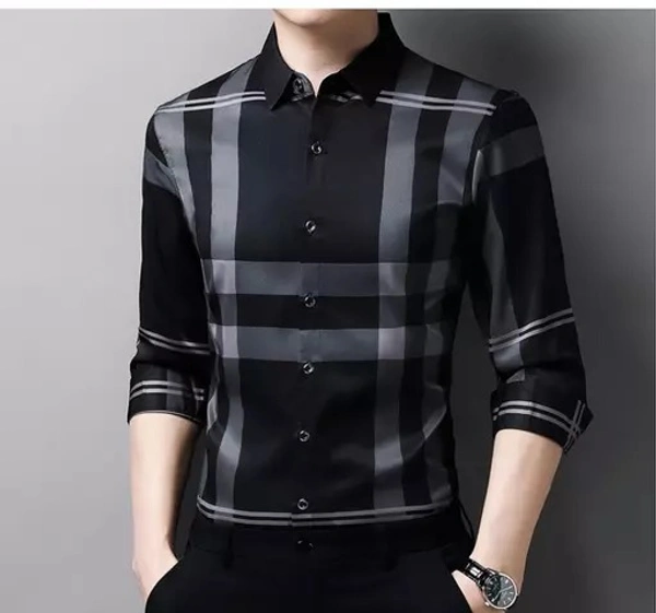 NEW LYCRA FULL SLEEVES SHIRT FOR MEN - XL