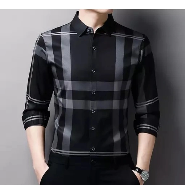 NEW LYCRA FULL SLEEVES SHIRT FOR MEN - XL